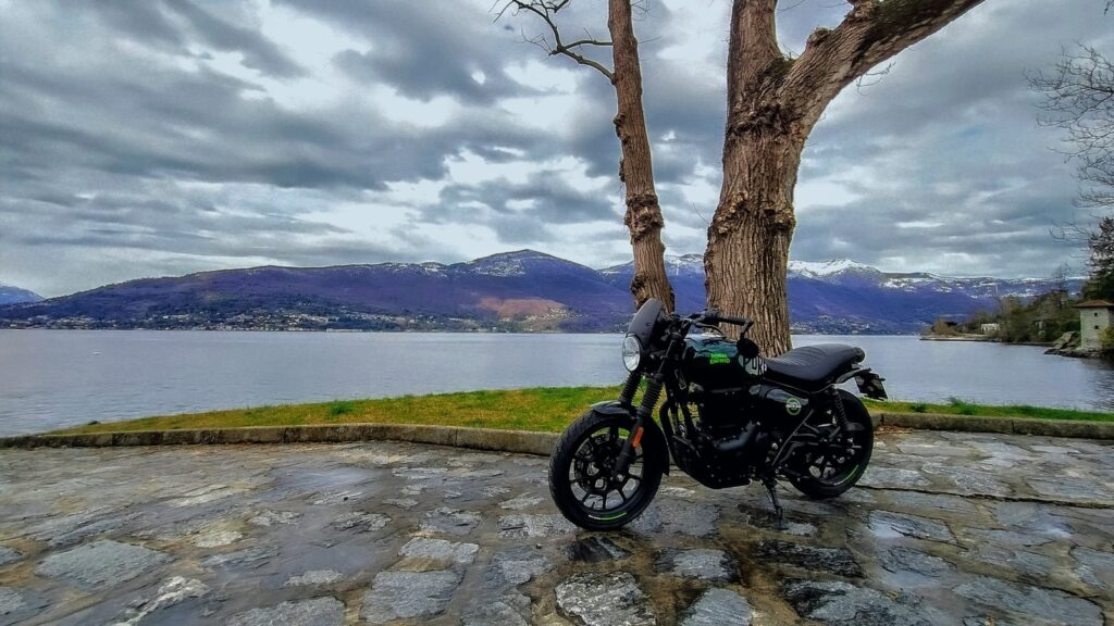 Caldè on Lake Maggiore — twisted trees leaning over the water