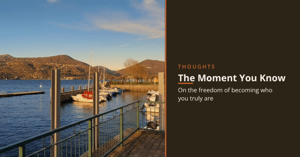 The Moment You Know